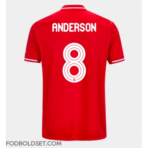 Nottingham Forest Elliot Anderson #8 Hjemmebanetrøje 2025-26 Kortærmet